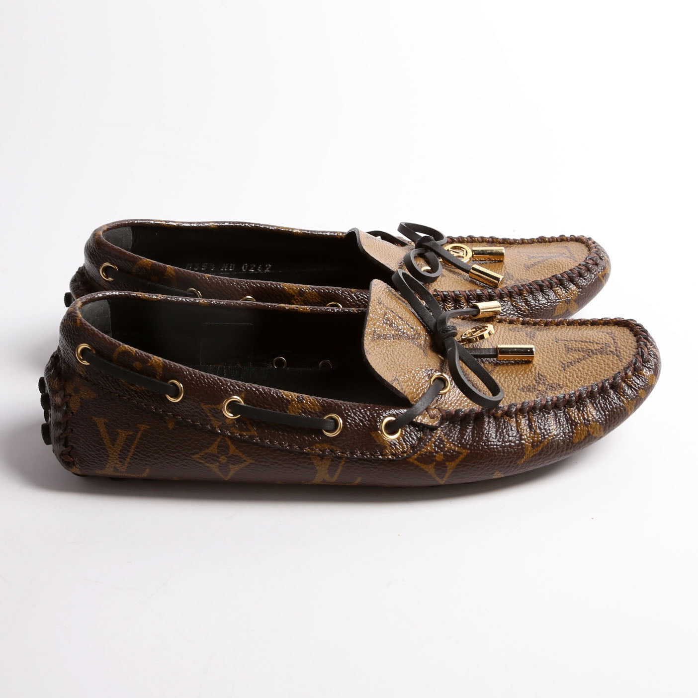 Gloria Loafers Reverse Monogram Size 35.5