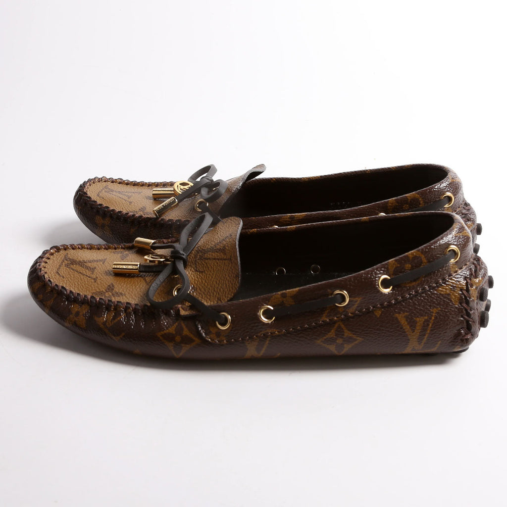 Gloria Loafers Reverse Monogram Size 35.5
