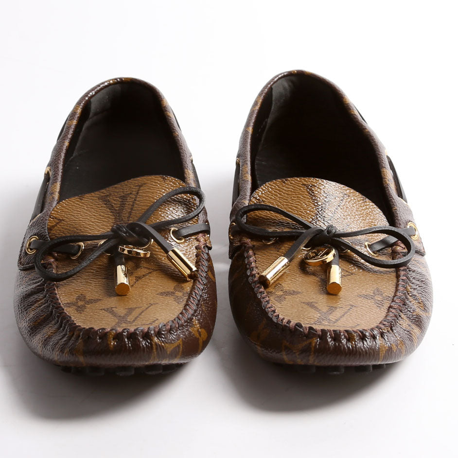 Gloria Loafers Reverse Monogram Size 35.5