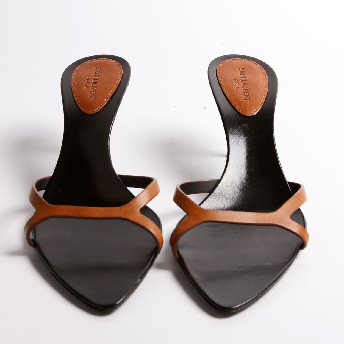 Carla Leather Sandal Mules Size 41