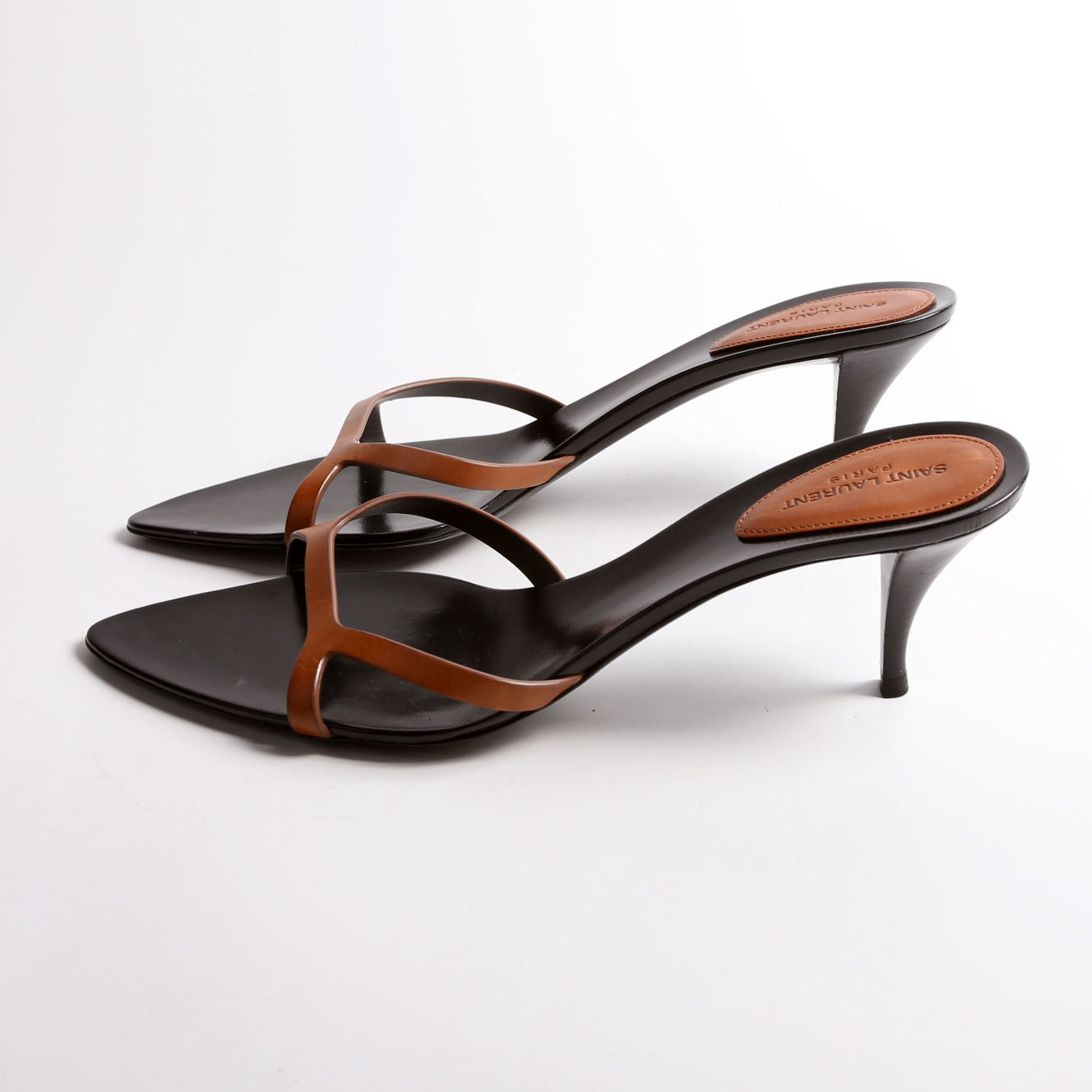 Carla Leather Sandal Mules Size 41
