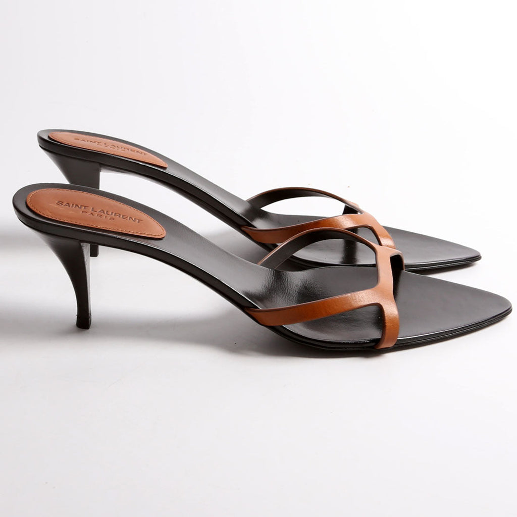 Carla Leather Sandal Mules Size 41