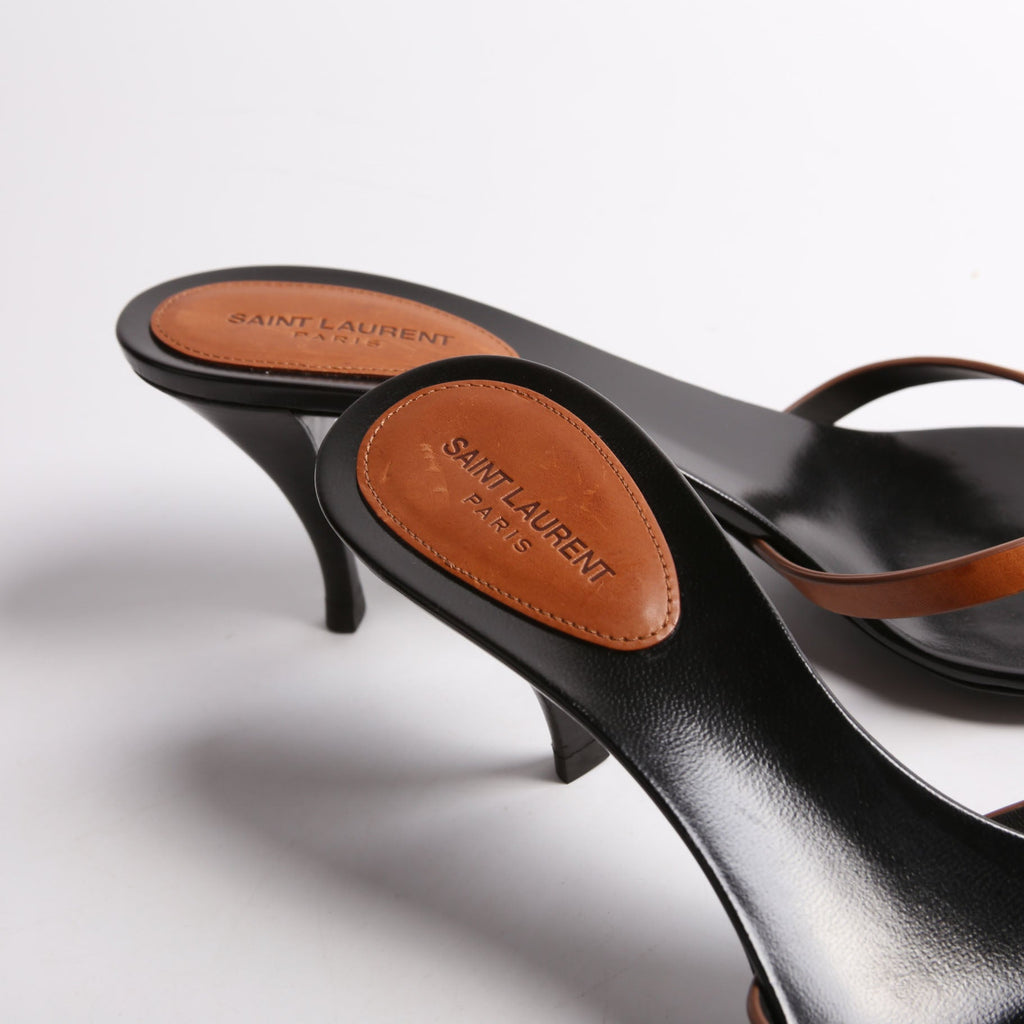 Carla Leather Sandal Mules Size 41
