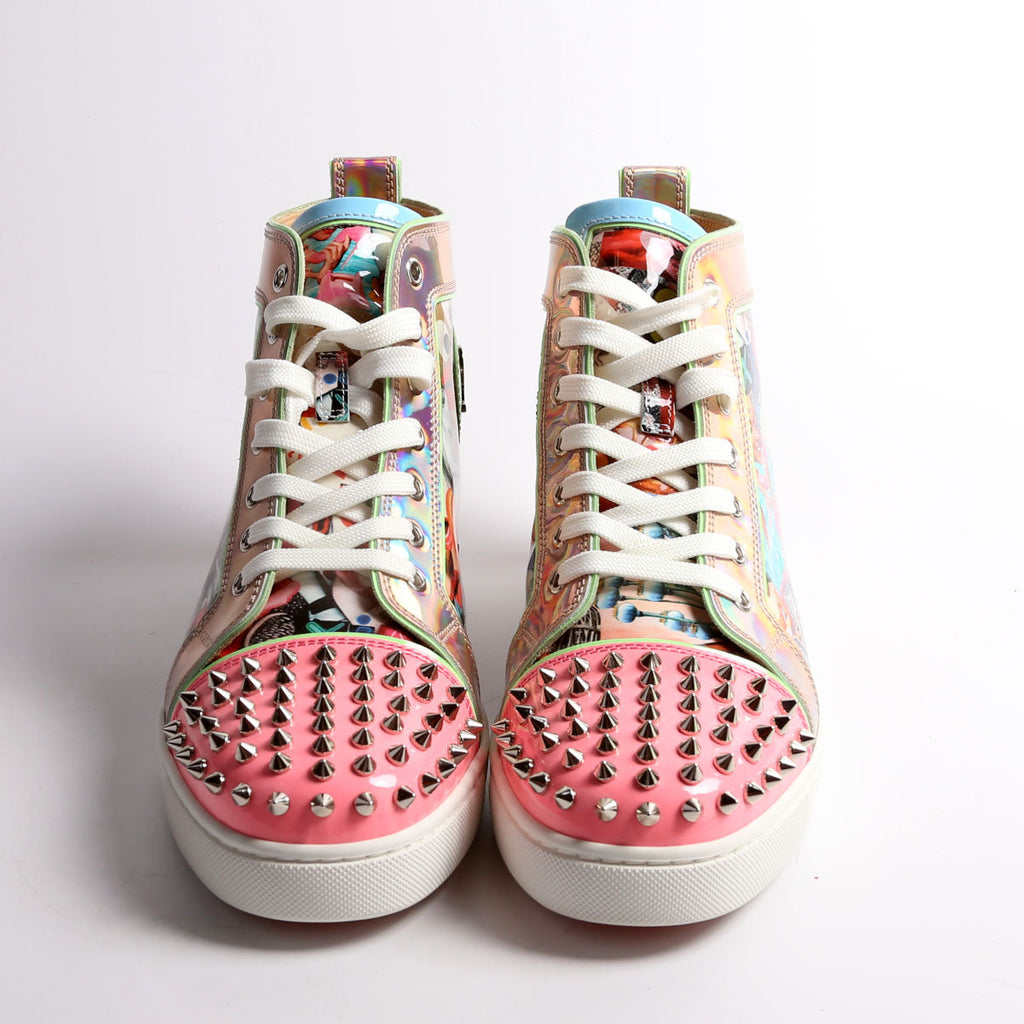 Lou Spike Printed PVC Sneakers Size 41 Multicolor