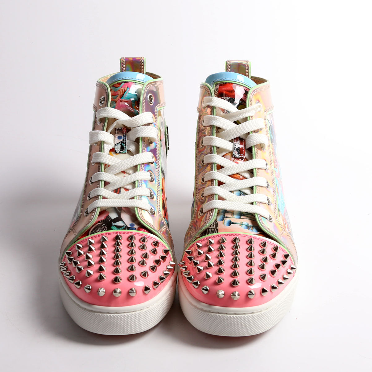 Lou Spike Printed PVC Sneakers Size 41 Multicolor