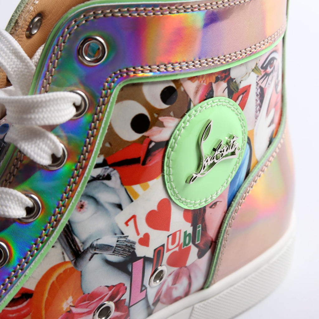 Lou Spike Printed PVC Sneakers Size 41 Multicolor