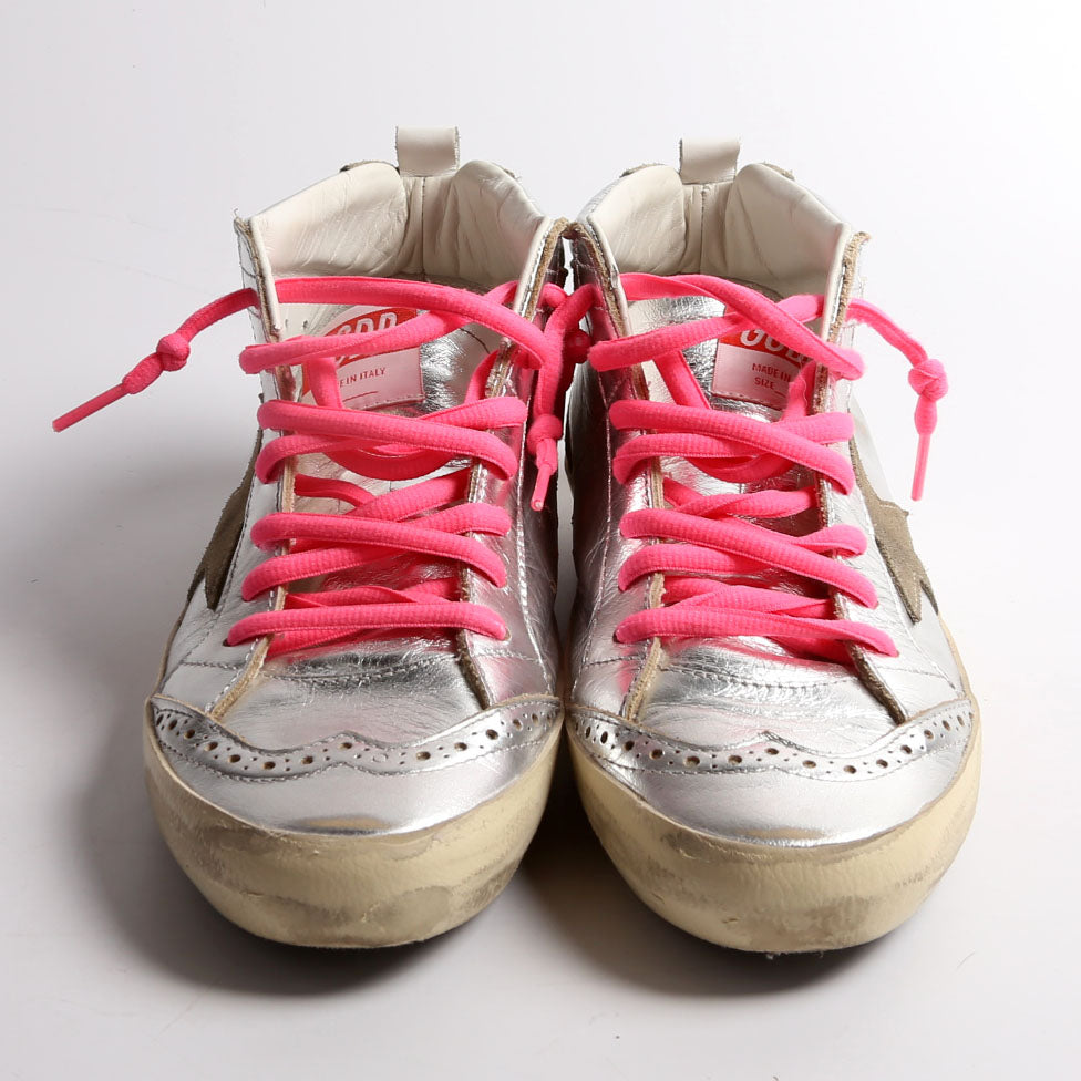 Midstra Sneakers Size 37 Silver/Pink