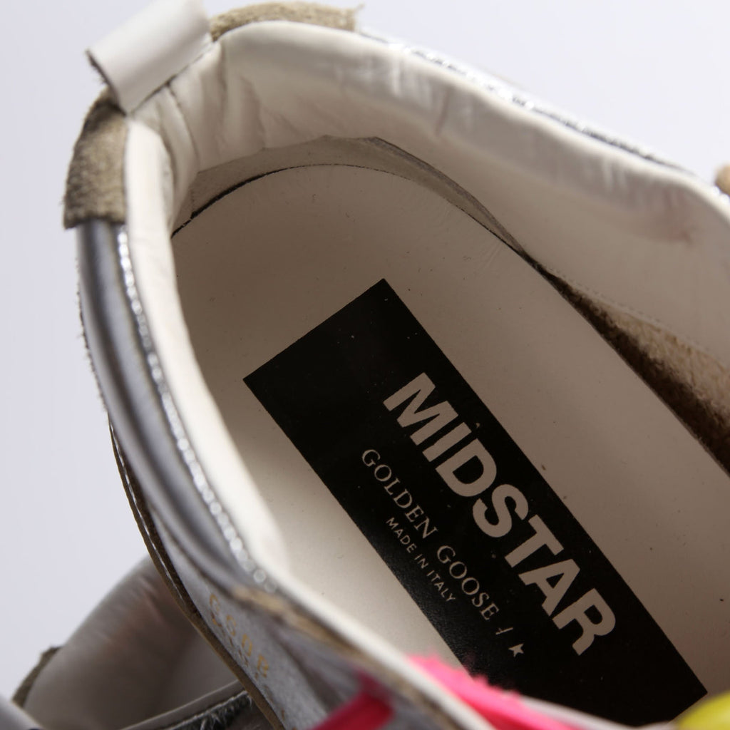 Midstra Sneakers Size 37 Silver/Pink