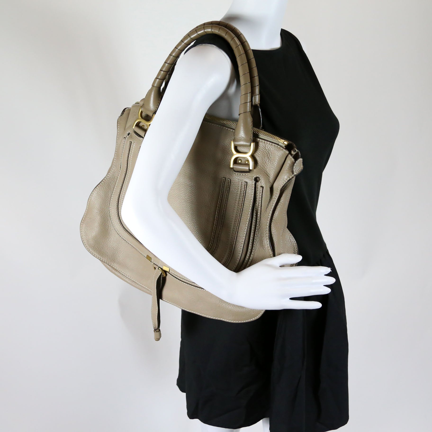 Marcie Large Tote Taupe