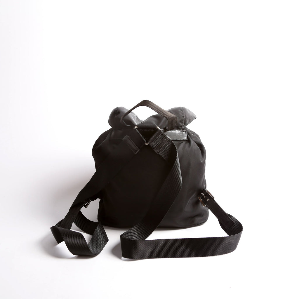 Nylon Backpack Small Black