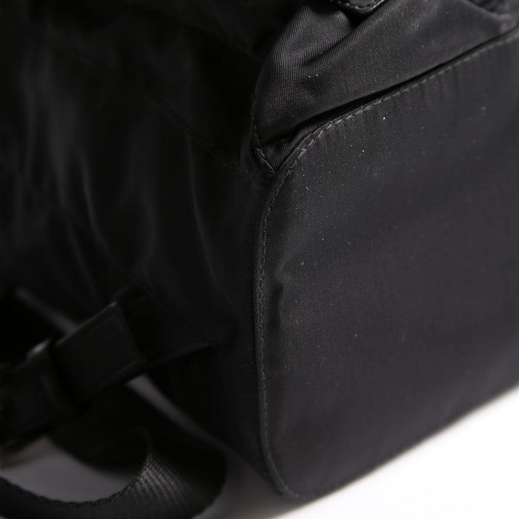 Nylon Backpack Small Black