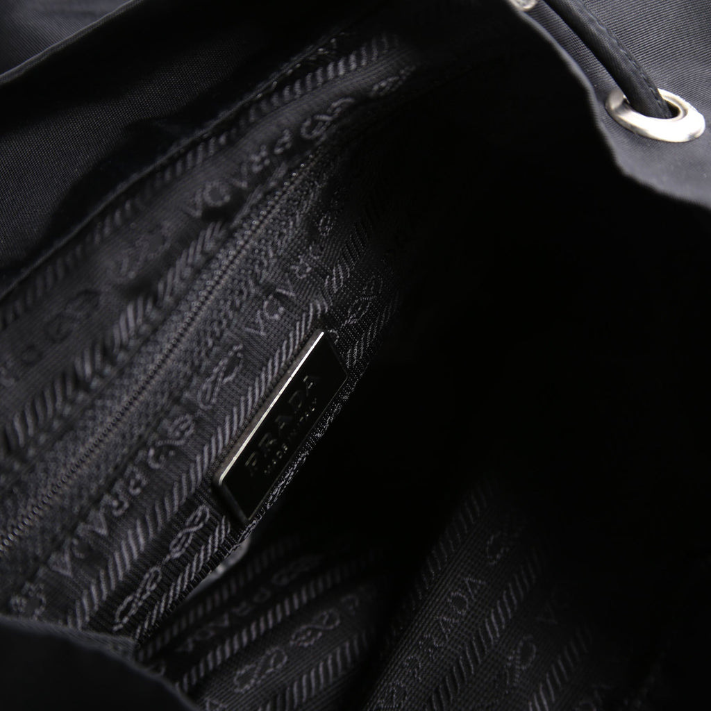 Nylon Backpack Small Black