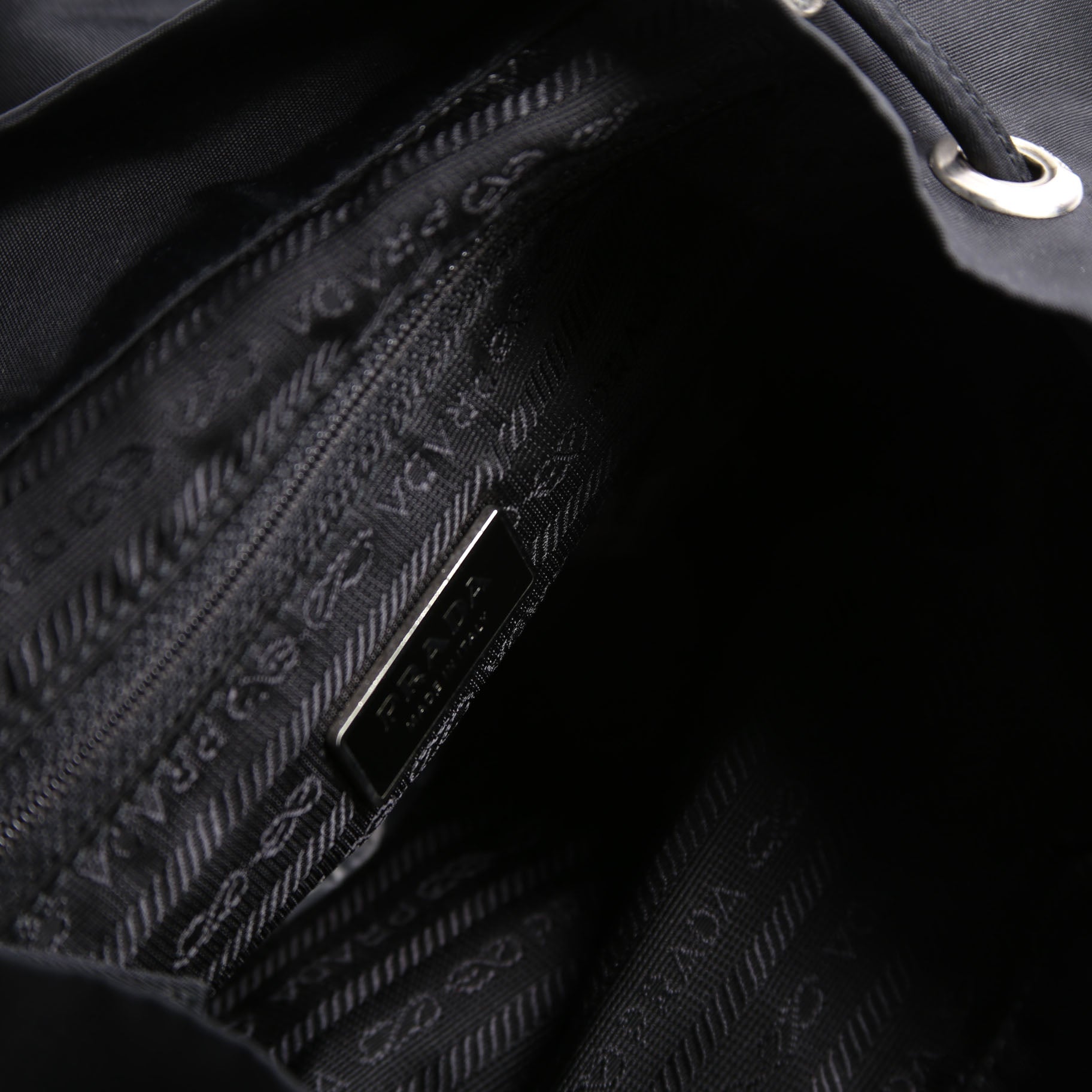 Nylon Backpack Small Black