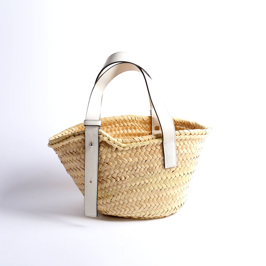 Raffia Basket Tote Small