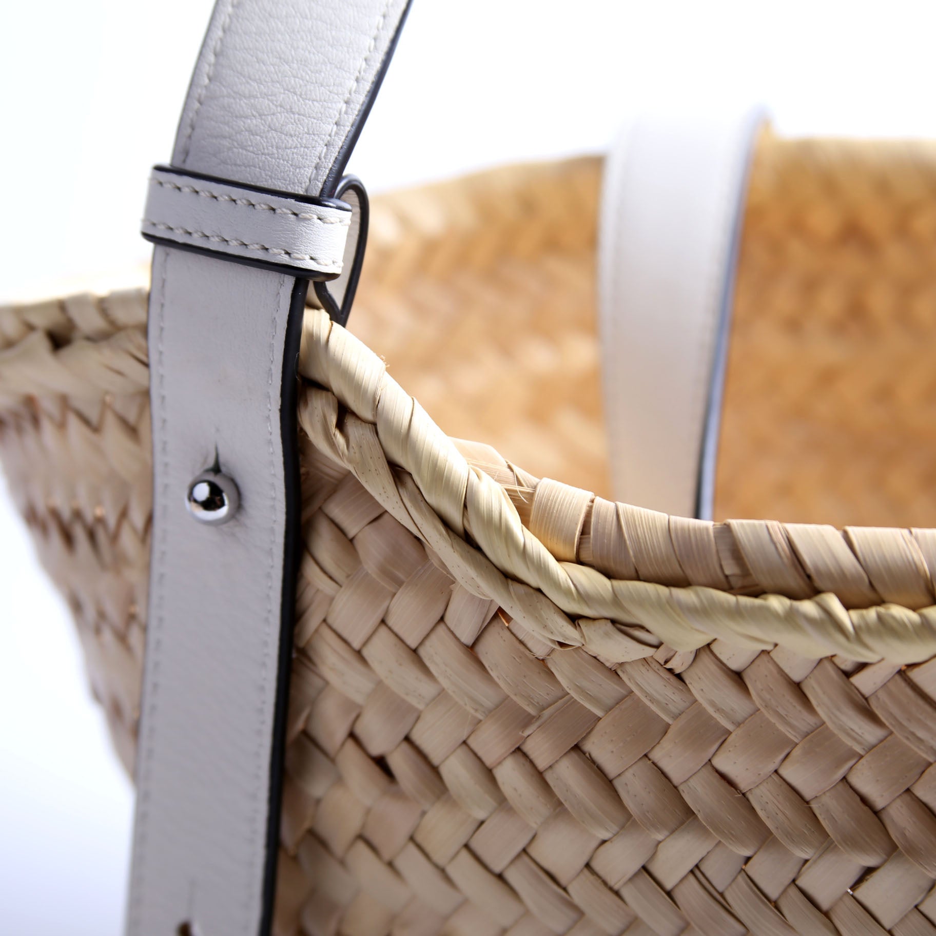 Raffia Basket Tote Small