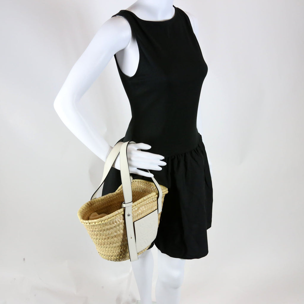 Raffia Basket Tote Small
