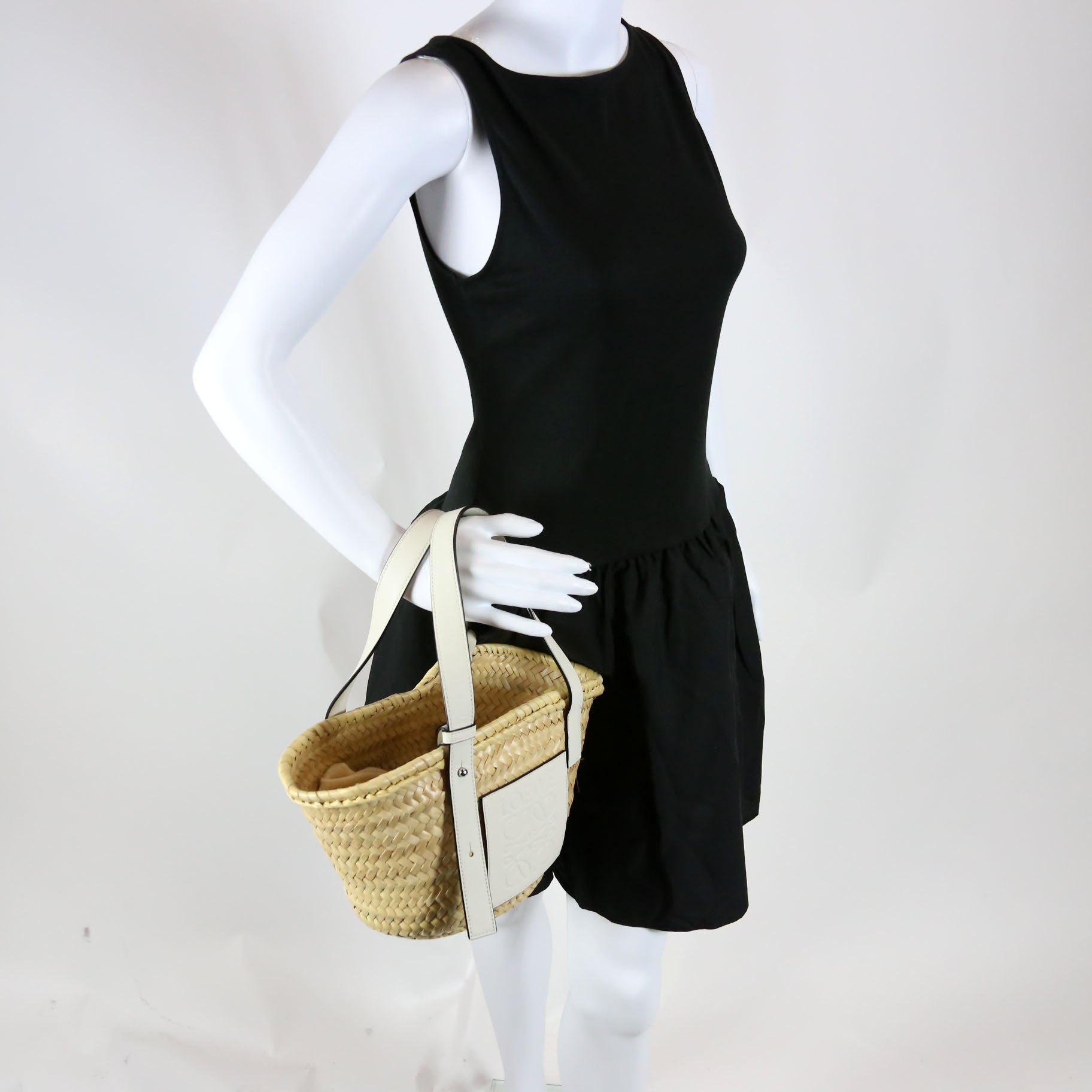Raffia Basket Tote Small