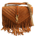 College Medium Suede Fringe 531705 Brown