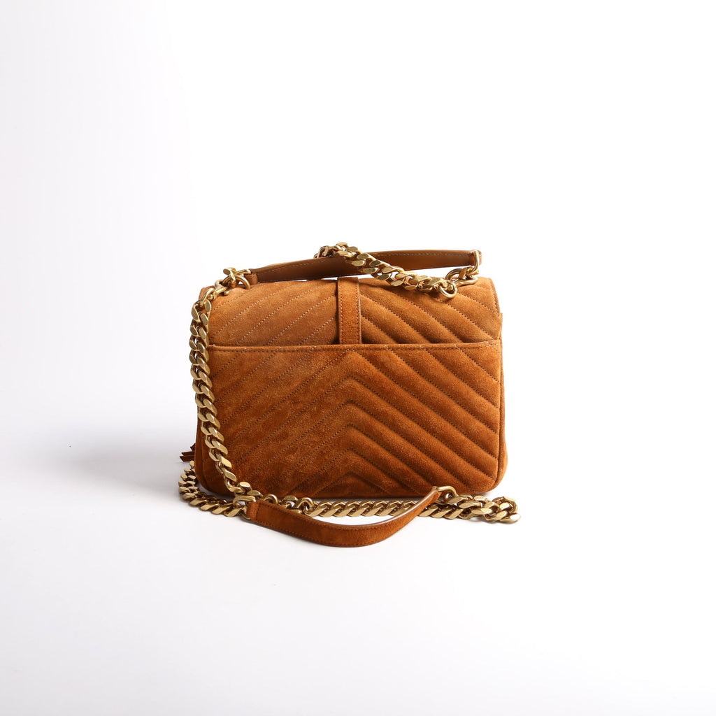 College Medium Suede Fringe 531705 Brown