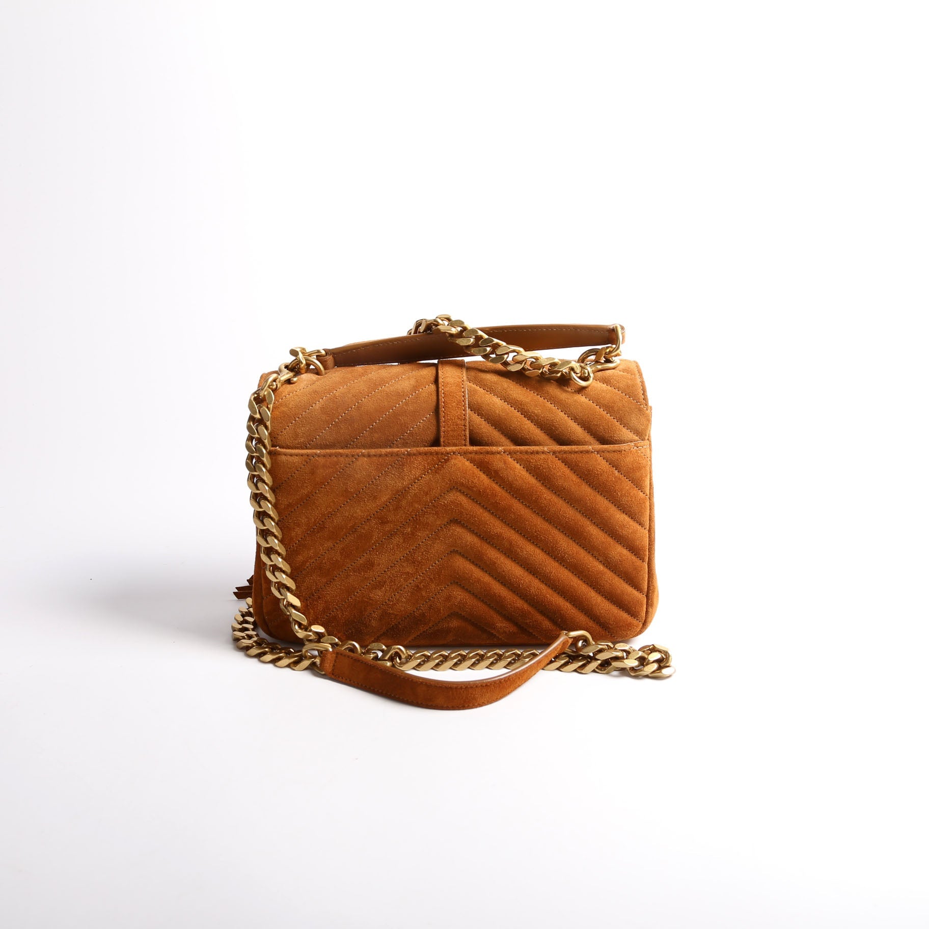 College Medium Suede Fringe 531705 Brown