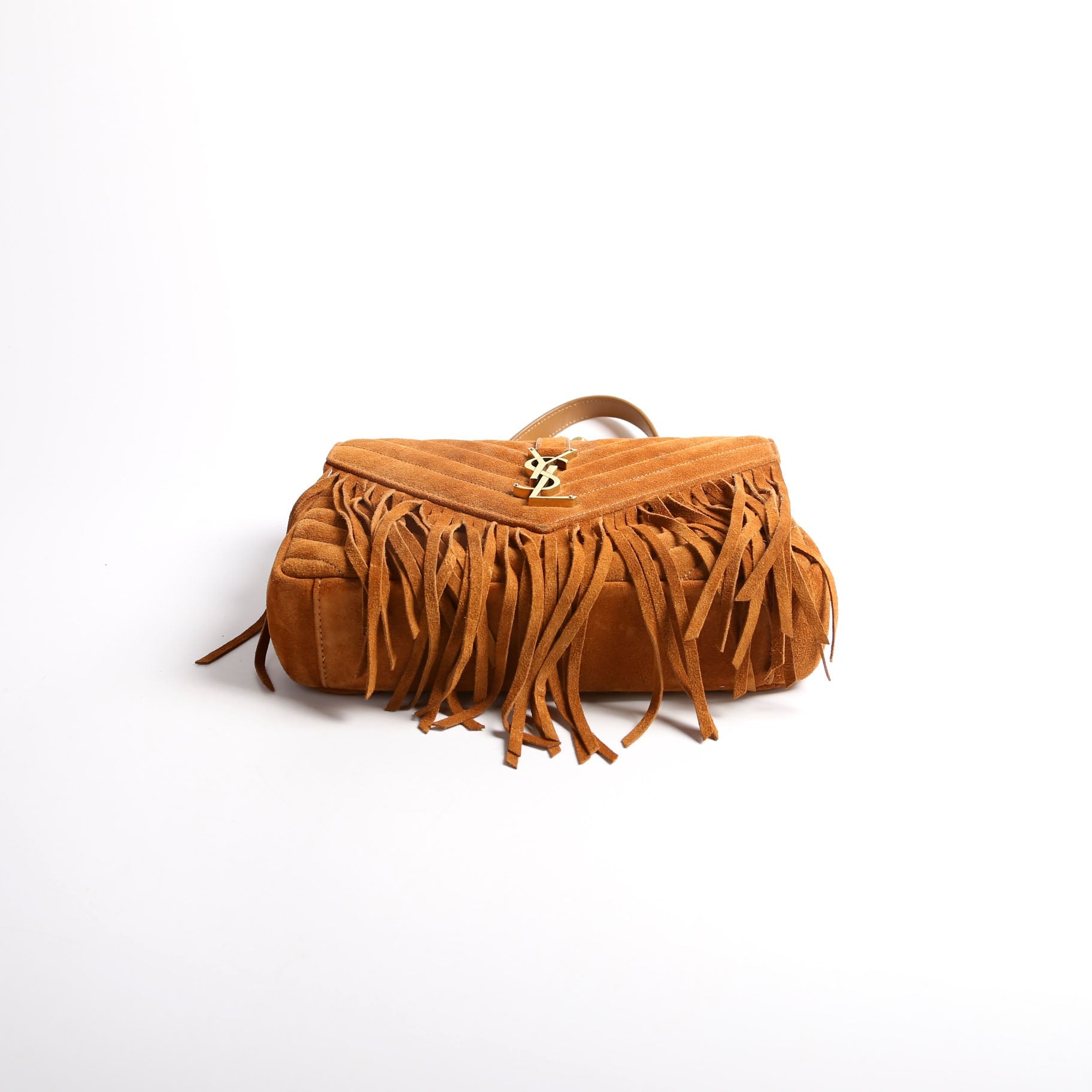 College Medium Suede Fringe 531705 Brown