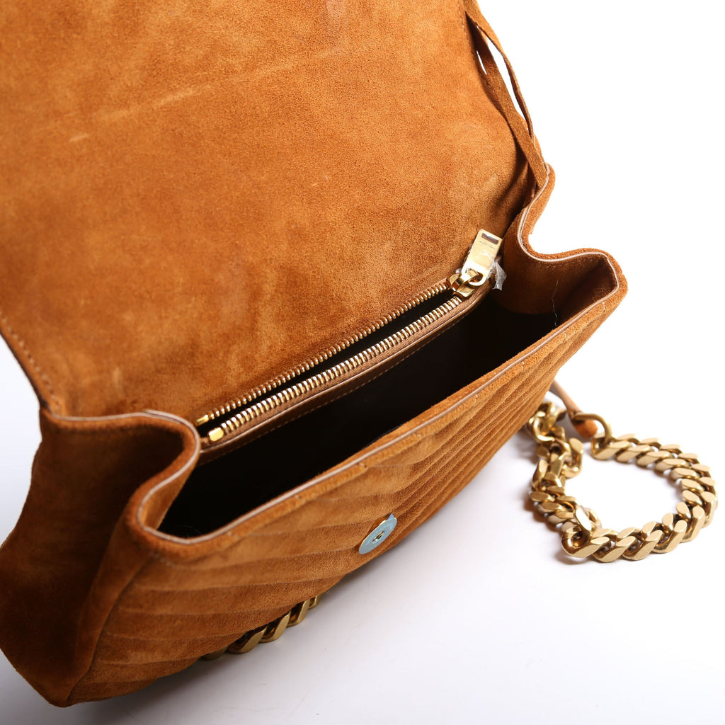 College Medium Suede Fringe 531705 Brown