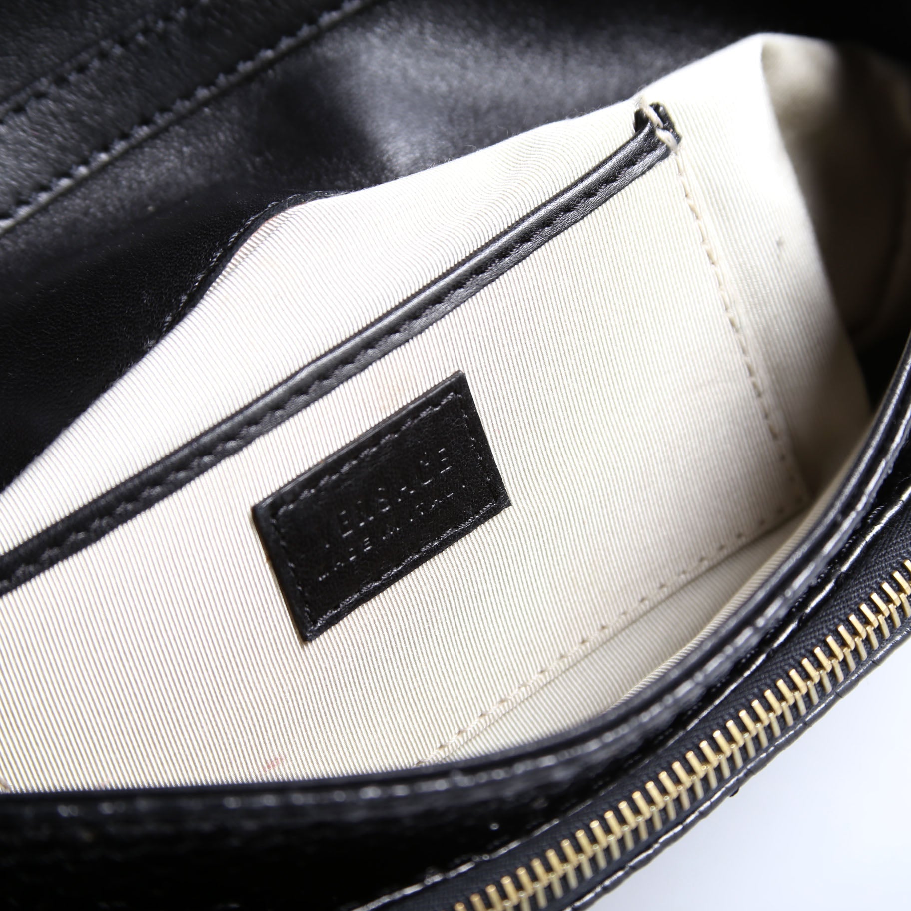 Snake Embossed Clutch With Chain