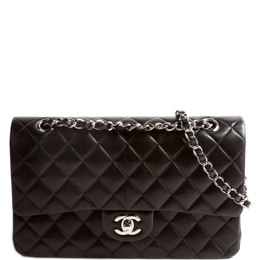 Classic Flap Medium Lambskin 17-20M Black