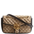 443497 Marmont GG Canvas Shoulder Small Flap