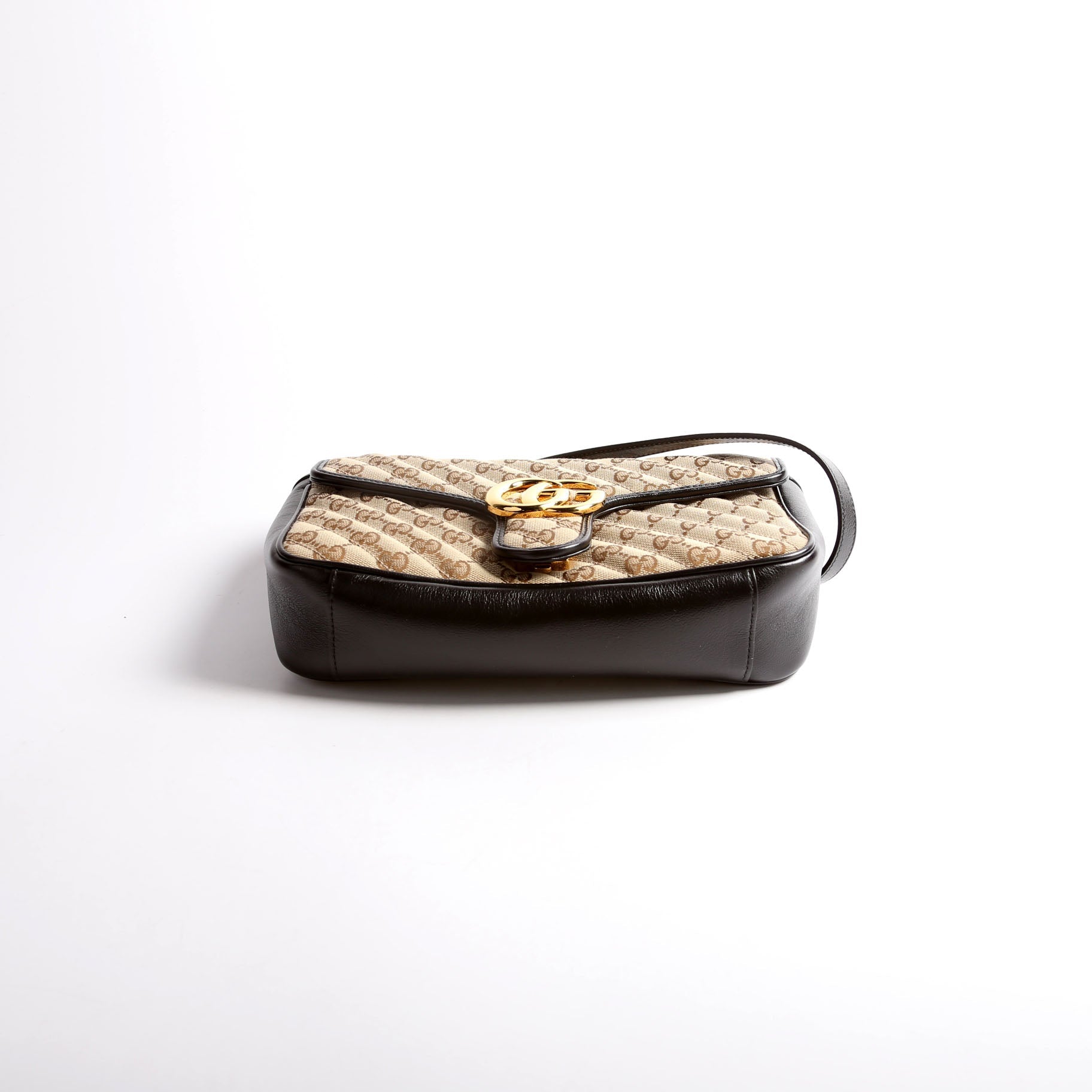 443497 Marmont GG Canvas Shoulder Small Flap