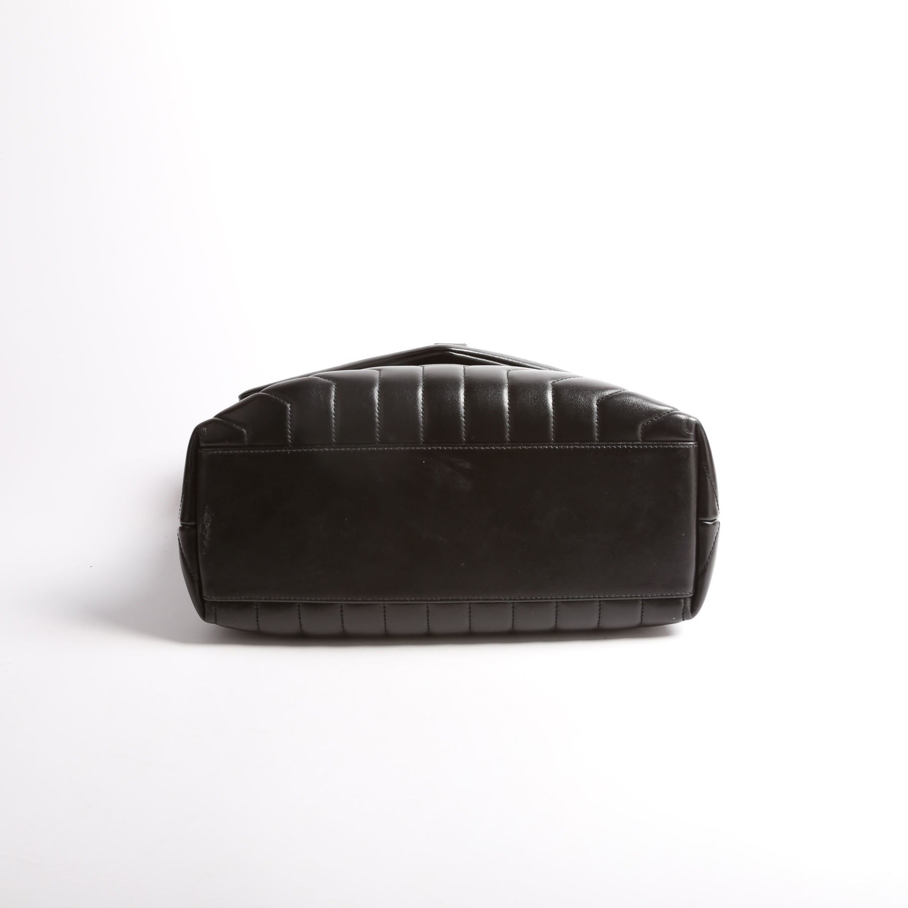 SAINT LAURENT LouLou Satchel Medium 487216 Black