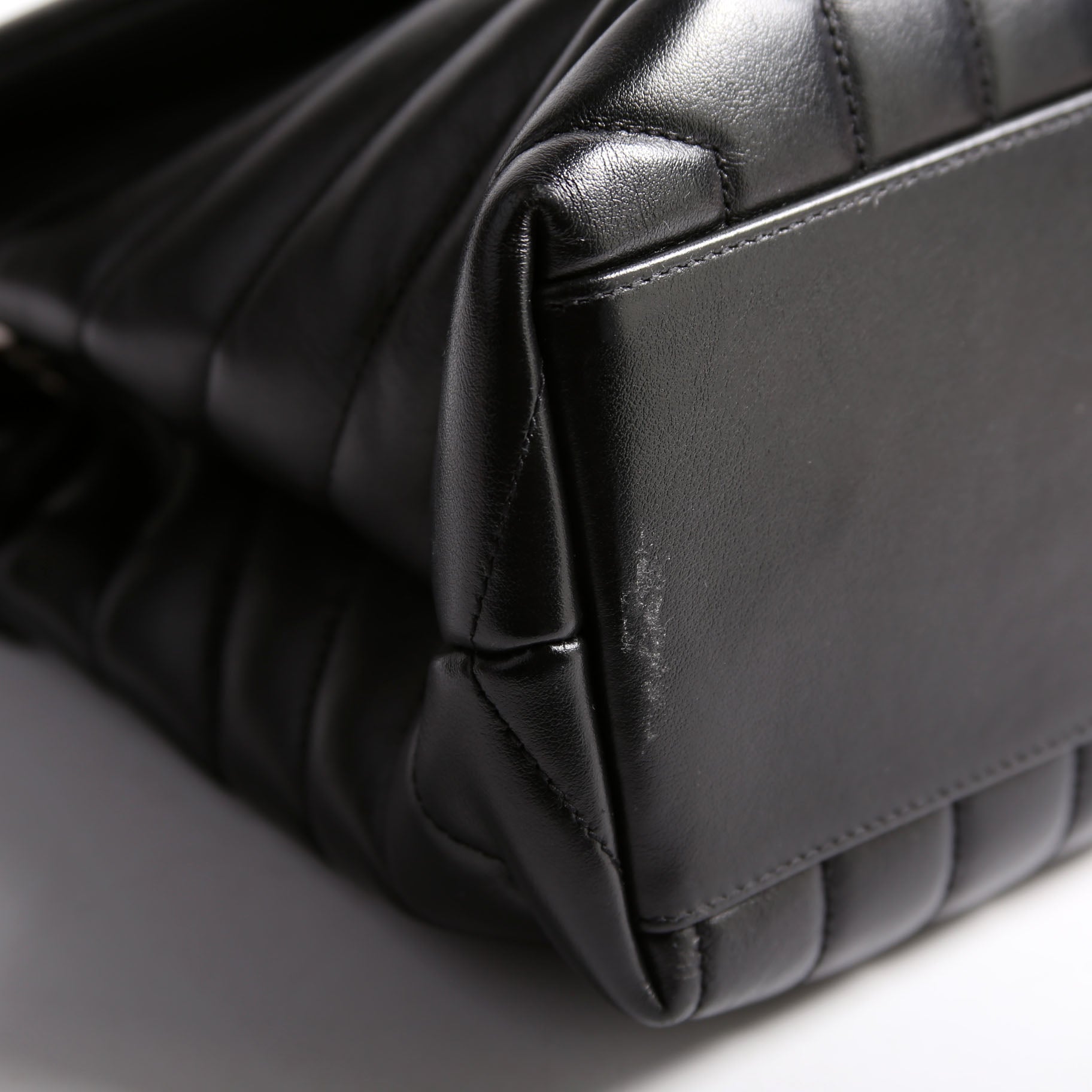 SAINT LAURENT LouLou Satchel Medium 487216 Black