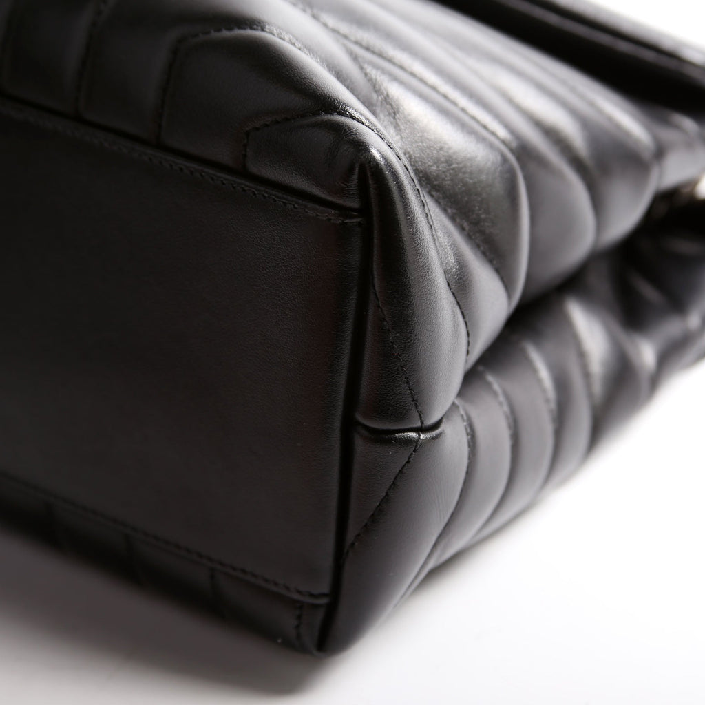 SAINT LAURENT LouLou Satchel Medium 487216 Black