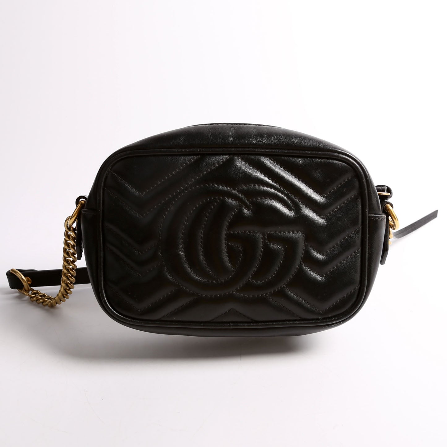 Gucci 448065 Marmont Mini Camera Bag Black