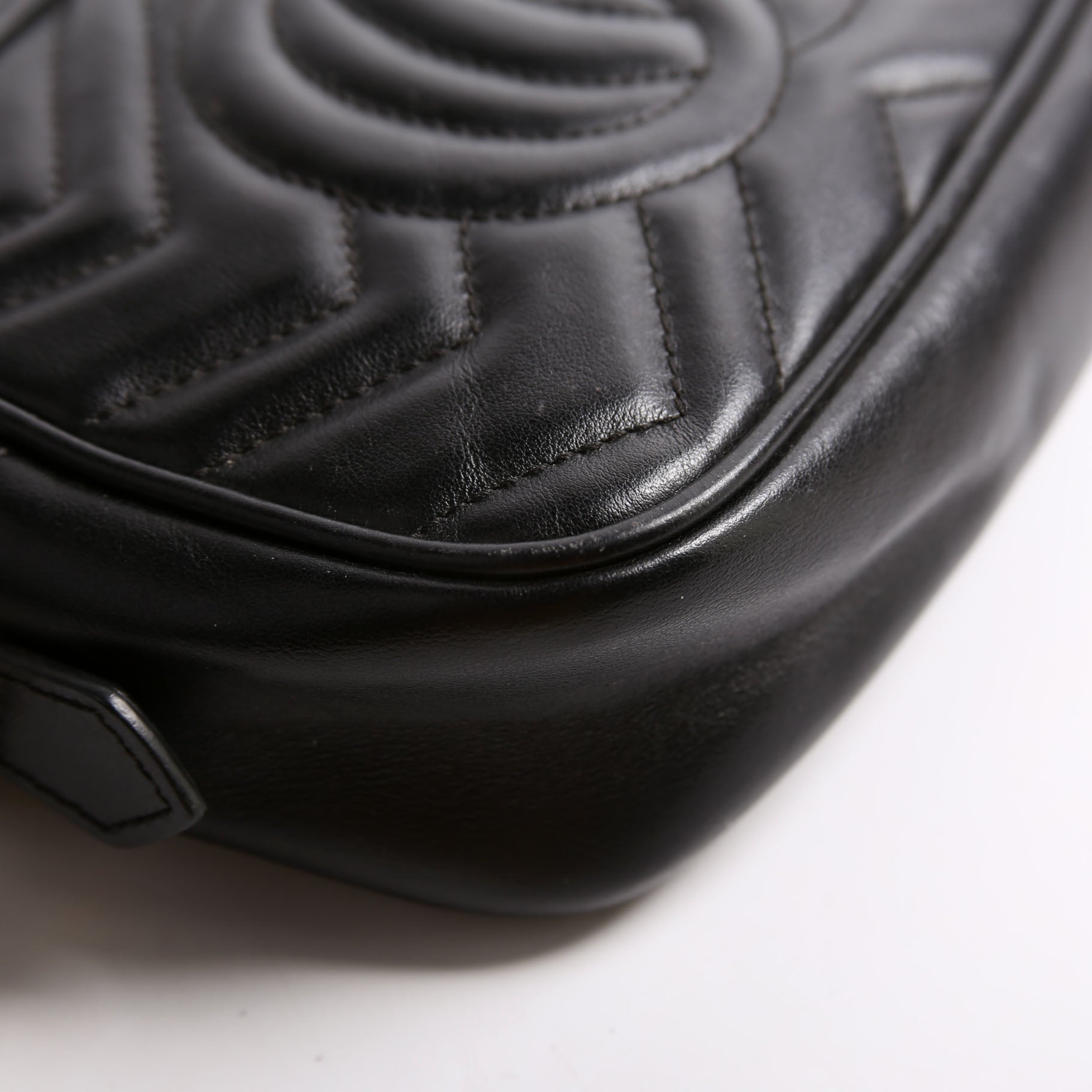 Gucci 448065 Marmont Mini Camera Bag Black