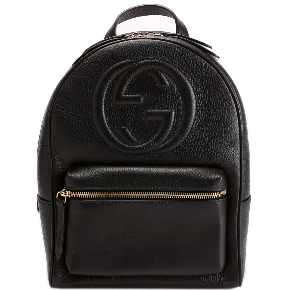 536192 Soho Leather Backpack Black