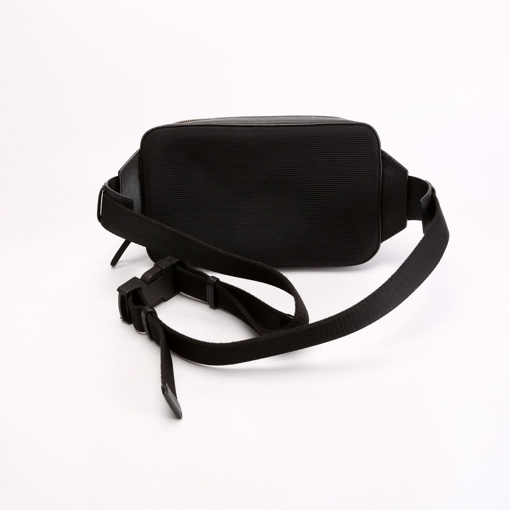 8017717 London Check Bumbag Black