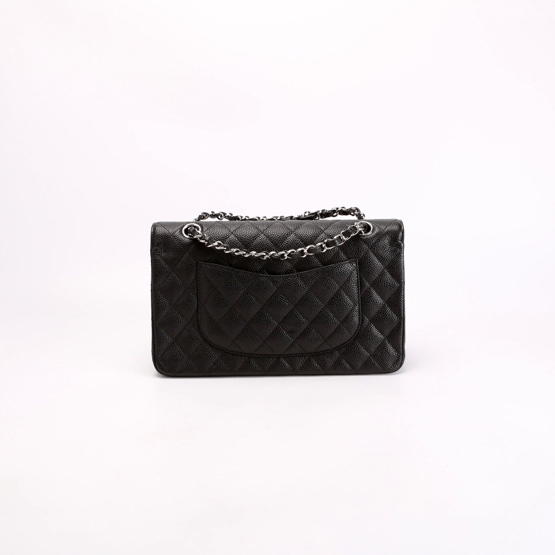 Classic Flap Medium Caviar 28M Black