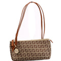 Zucchino Triple Strap Mini Pochette Brown/Beige