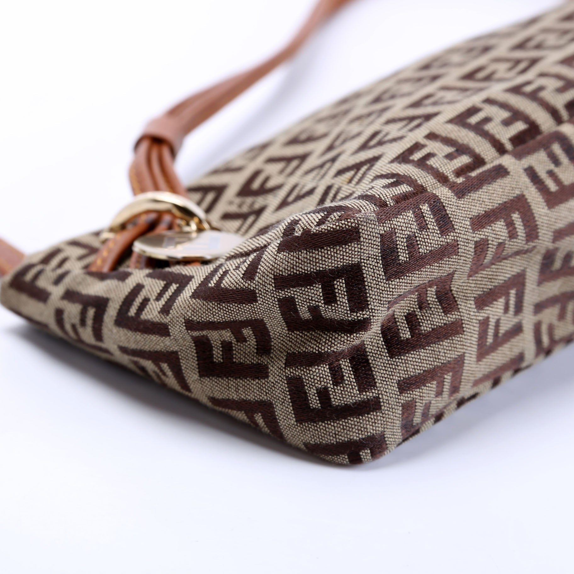 Zucchino Triple Strap Mini Pochette Brown/Beige