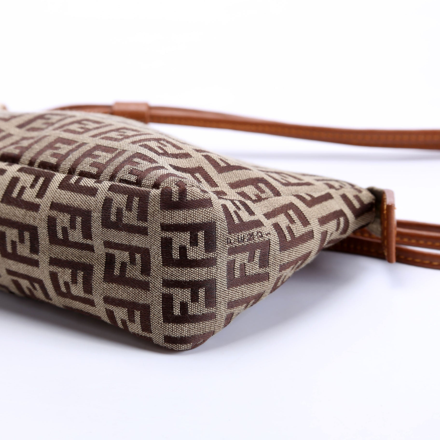 Zucchino Triple Strap Mini Pochette Brown/Beige