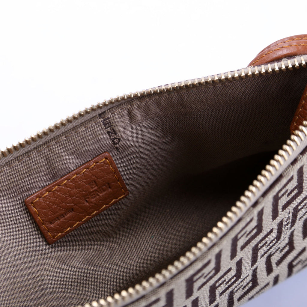 Zucchino Triple Strap Mini Pochette Brown/Beige