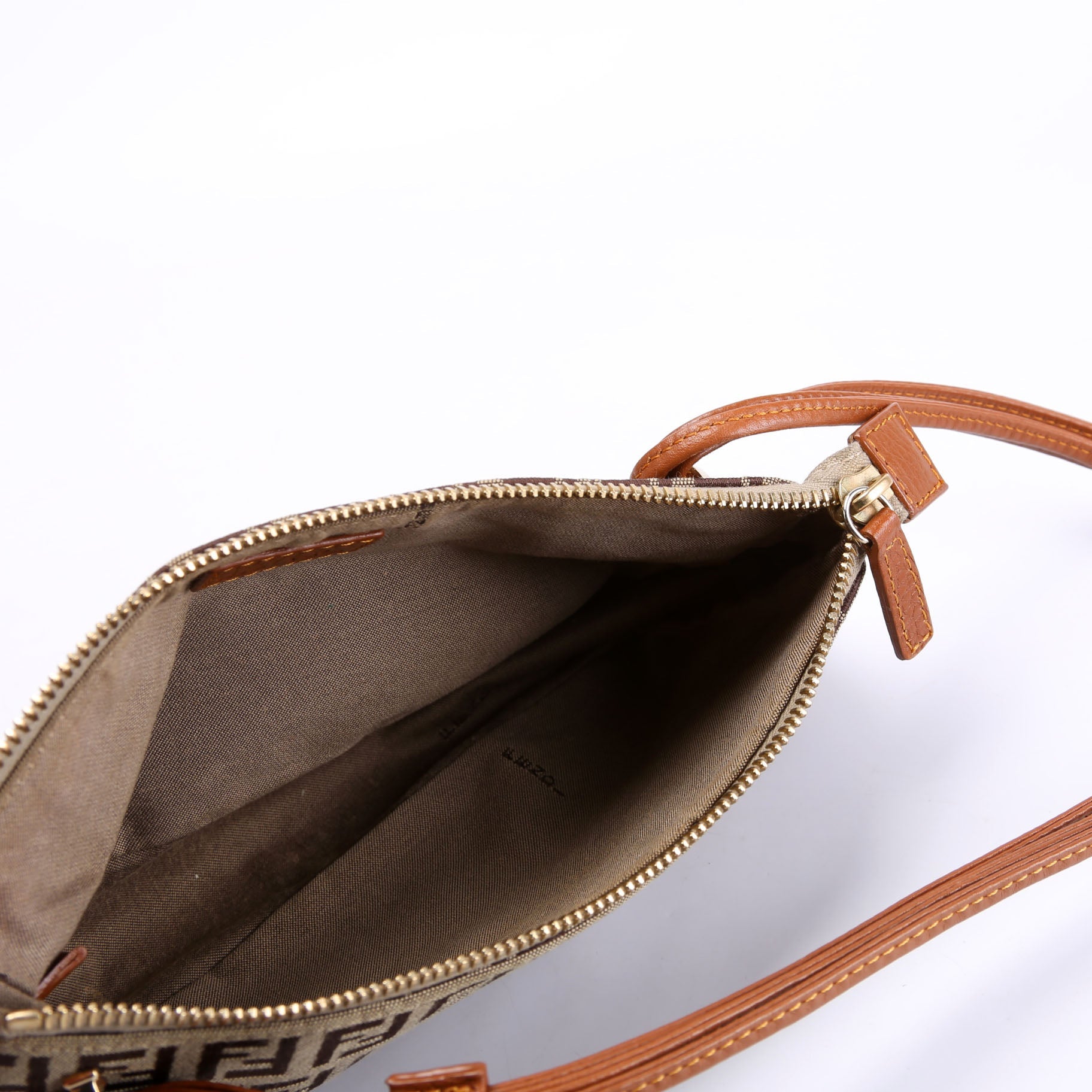 Zucchino Triple Strap Mini Pochette Brown/Beige