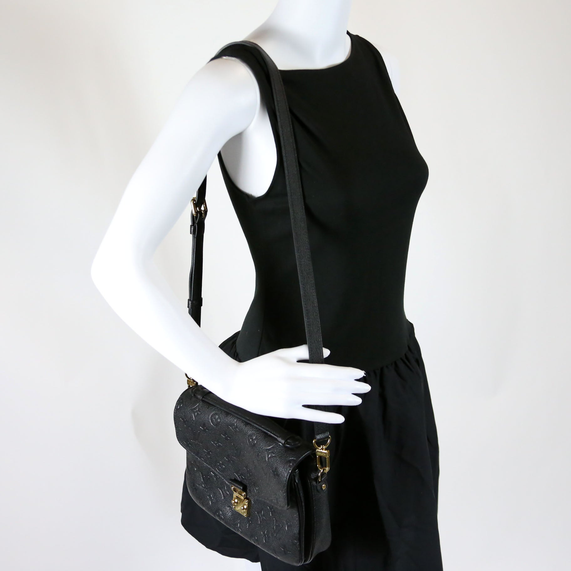 Pochette Metis Empreinte Black