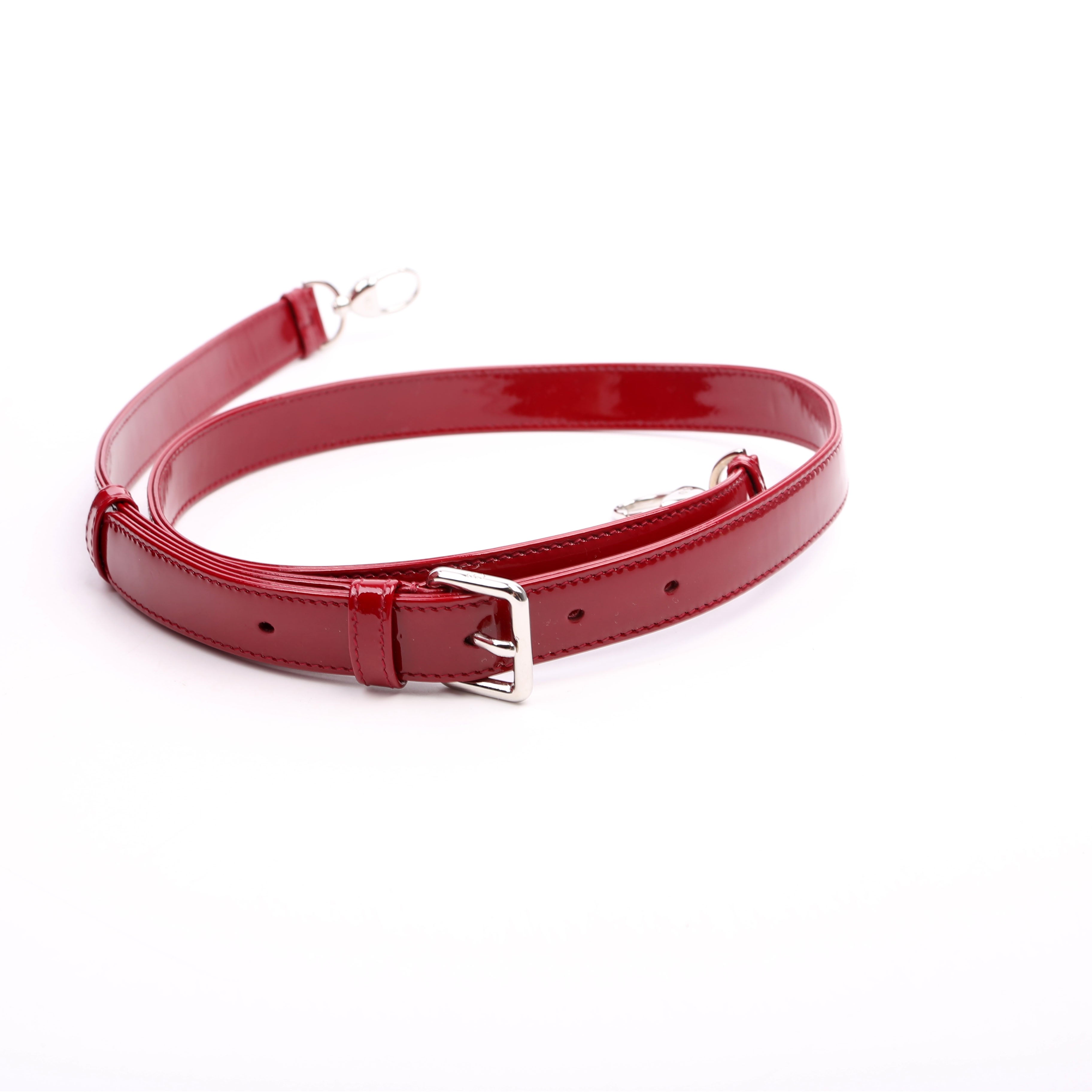 Lady Dior Large Patent Red