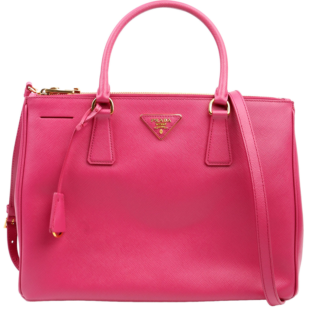 Saffiano Lux Medium Galleria Pink