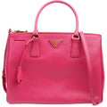 Saffiano Lux Medium Galleria Pink