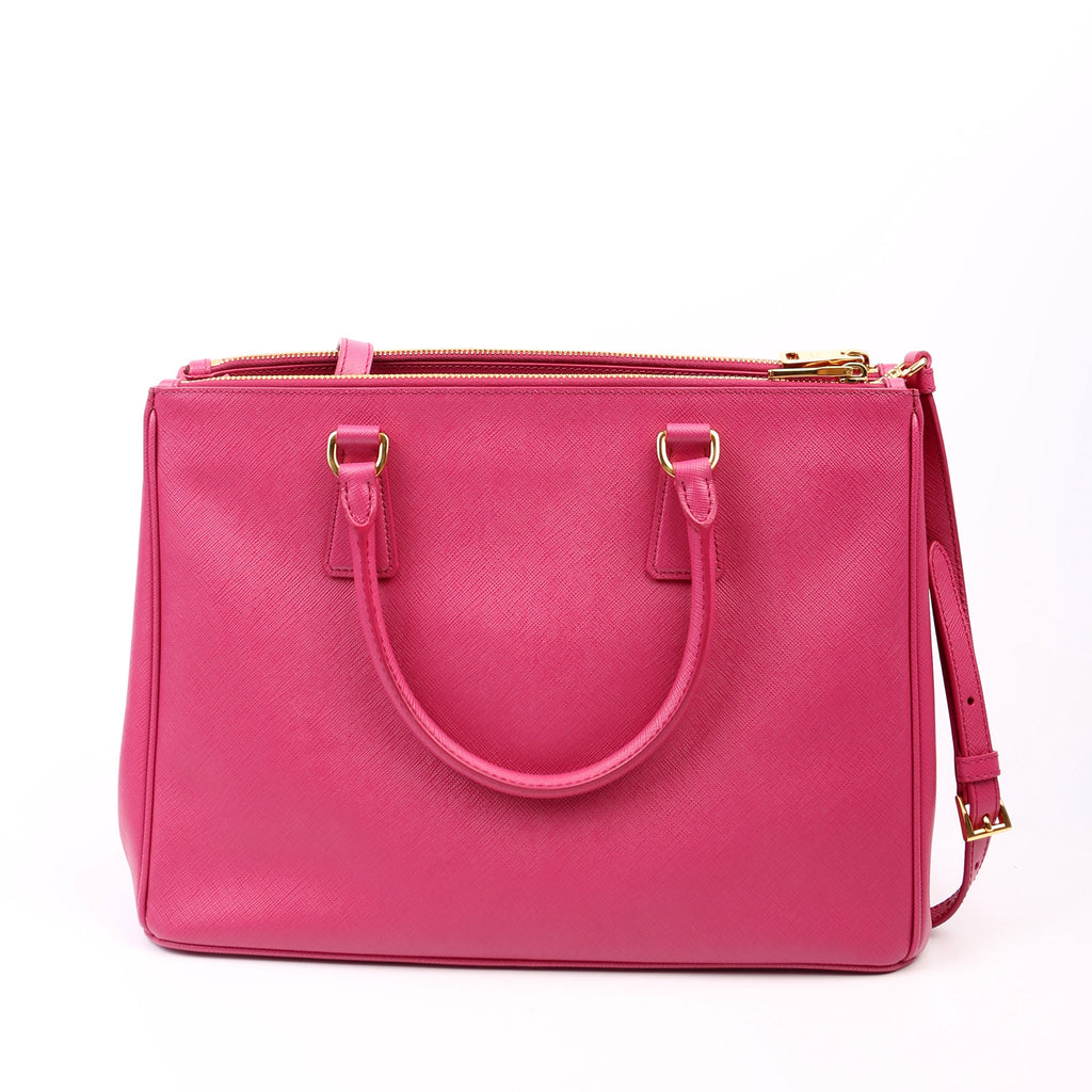 Saffiano Lux Medium Galleria Pink