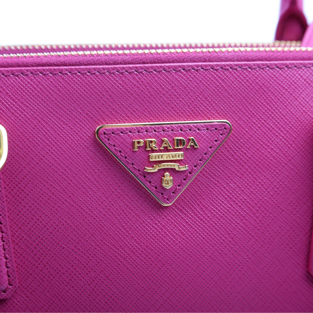 Saffiano Lux Medium Galleria Pink