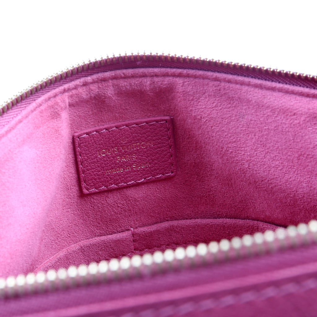Pallas Tote Monogram Leather Side Mauve